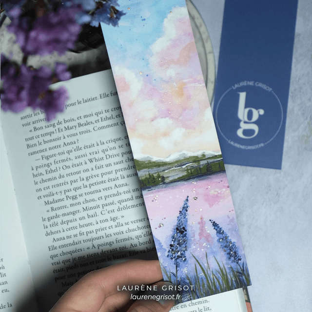 Flowery field (bookmark)