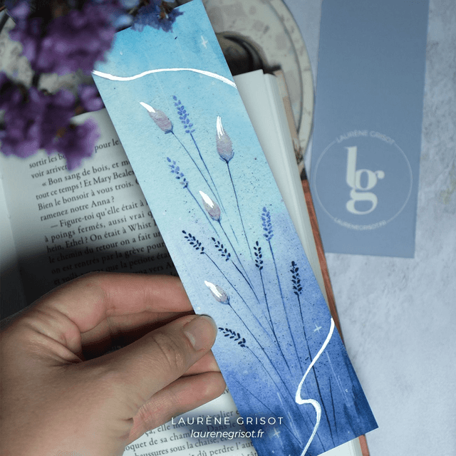 Flowering sprigs (bookmark)